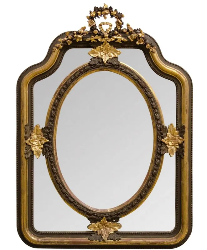 Casa Padrino Baroque Mirror Gold 90 x H. 120 cm - Antique Style Living Room Furniture Nur Für Kurze Zeit