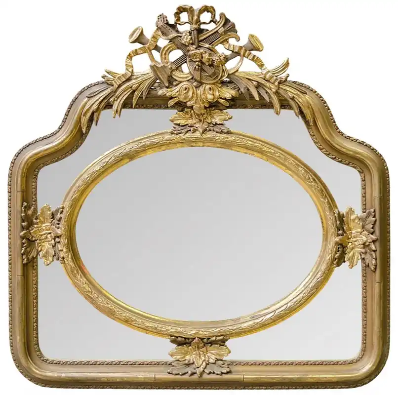 Casa Padrino Baroque Wall Mirror Gold 107 x H. 107 cm - Precious & Sumptuous Wochenendangebot
