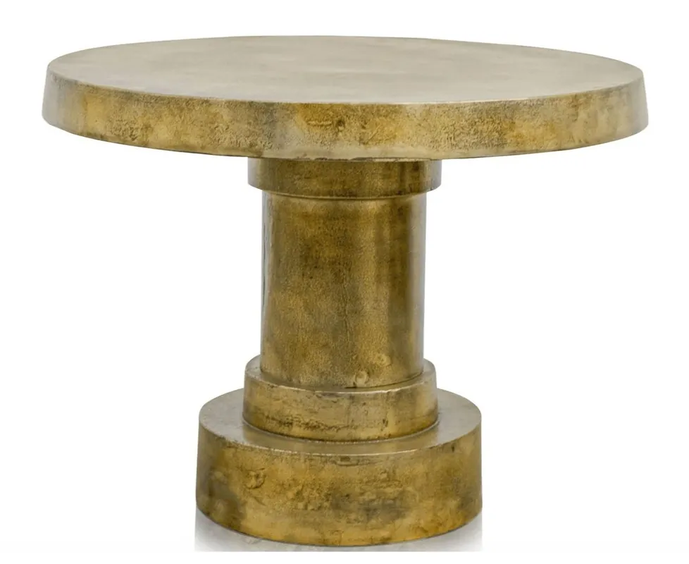 Casa Padrino Side Table Antique Gold 60 x H. 45 cm - Living Room Table Heißes Angebot