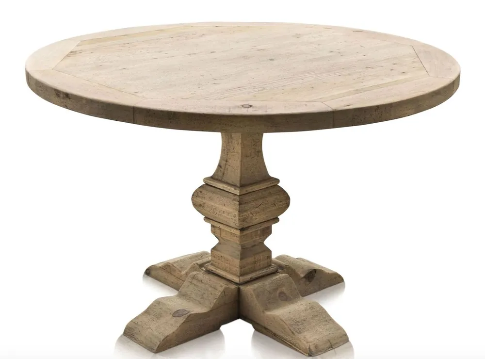 Sonderangebot Casa Padrino luxury dining room table natural colors 120 x H. 76 cm - Dining Room Furniture