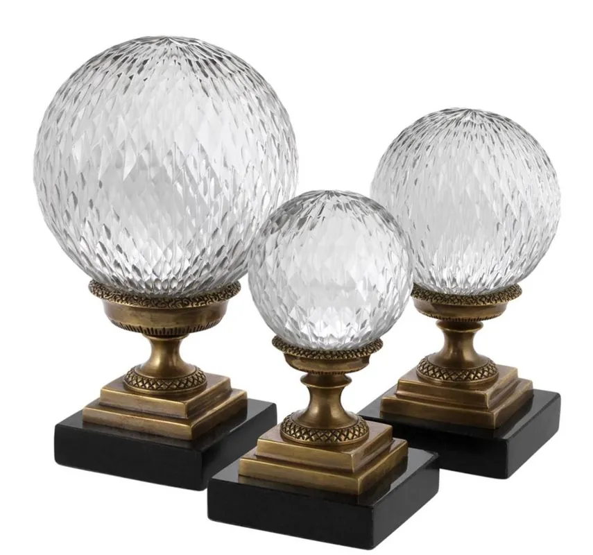Casa Padrino Designer Deco Set of 3 - Luxury Living Room Accessories Schneller Versand