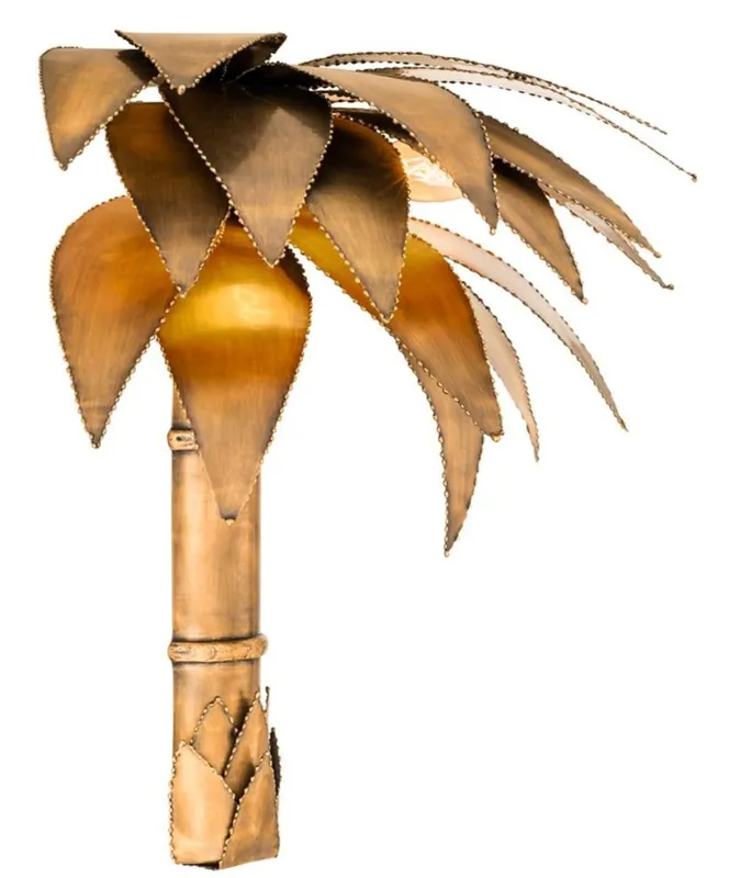 Casa Padrino luxury wall light in the palm tree design 44 x 24 x H. 43 cm - Designer Wall Lamp Heißes Angebot