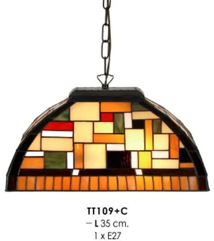 Super-Preis Tiffany Hang Light Diamètre 35cm TT109 + CHEM