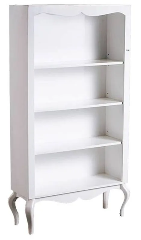 Casa Padrino meuble étagère baroque blanc brillant - Meuble baroque Top-Preis