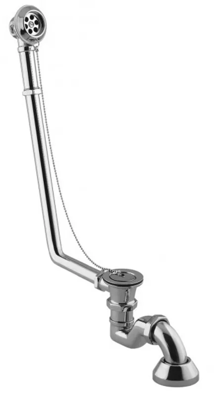 Online Kaufen Le drain et le système de trop-plein, y compris un piège pour le bain de nostalgie Sicile, Toscane, San Sebastian, Rome - Chrome
