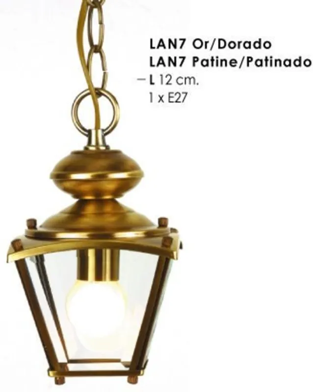 Nur Für Kurze Zeit Casa Padrino suspension baroque or - Suspension en métal - Lumières nostalgiques