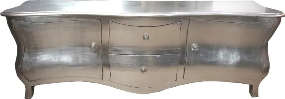 Longue baroque habilleuse / Meuble TV / Buffet Or 170cm - unique! Must-Have