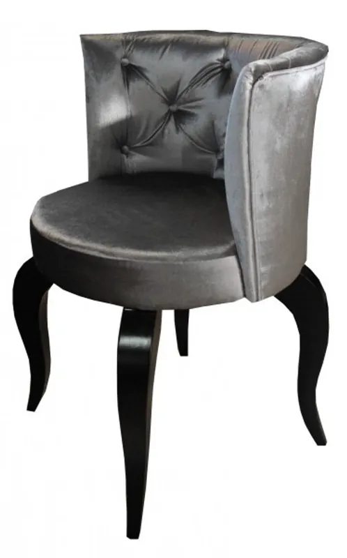 Preiswert Casa Padrino Baroque Dinner Chair Grey - Designer Chair - Luxury quality