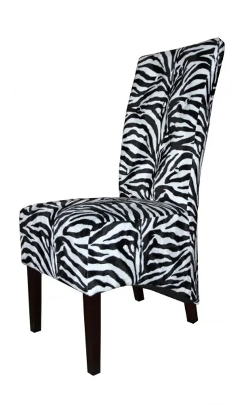 Geprüft Casa Padrino Limited Edition Designer Chesterfield à manger chaise Zebra - Meubles club