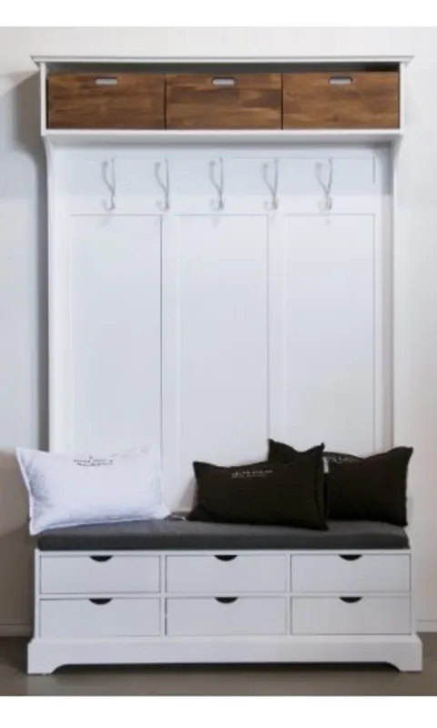 Casa Padrino wardrobes Cabinet White - Wardrobe 140 x 50 x 220 cm Mega-Angebot