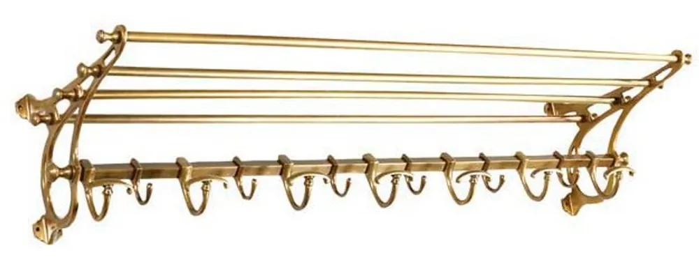 Direkt Vom Hersteller French luxury wall wardrobe plated stainless steel brass colors wardrobes holder La Rochelle - Wardrobe Antique Baroque style Art Nouveau Hotel, Cafe Restaurant Furniture