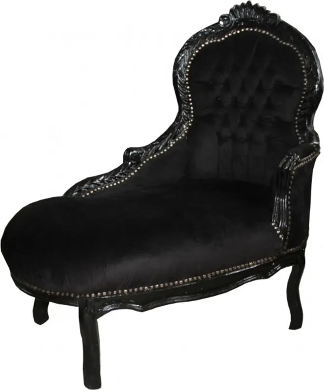 Casa Padrino Baroque Kids chaise Pink/Gold - Kids Furniture Highlight
