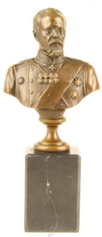 Casa Padrino luxury bronze statue bust Minister Sergei Y. Witte 19.6 x 8.7 cm - sculpture Militaria Russia Preisreduziert