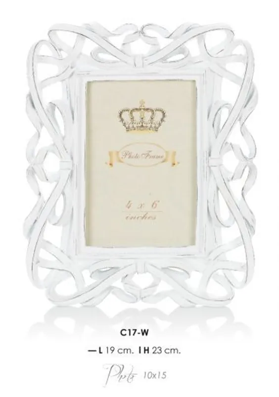 Casa Padrino Baroque picture frames White Antique Style 23 x 19 cm - Photo Frame Art Nouveau Antique style Mod AX8 Expressversand