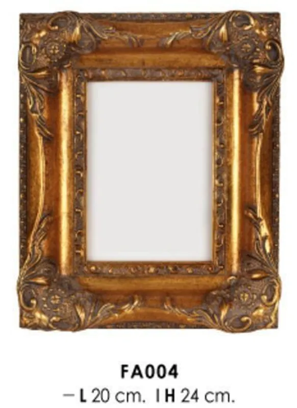 Cadre Photo Baroque Casa Padrino Or Style Antique 24 x 20 cm - Cadre Cadre Photos Cadre Art Nouveau Style Antique AX23 Must-Have