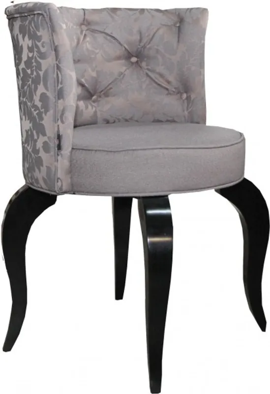 Direktkauf Casa Padrino baroque Chaise Salon Marron Motif / Noir - fauteuils design - Qualité de luxe
