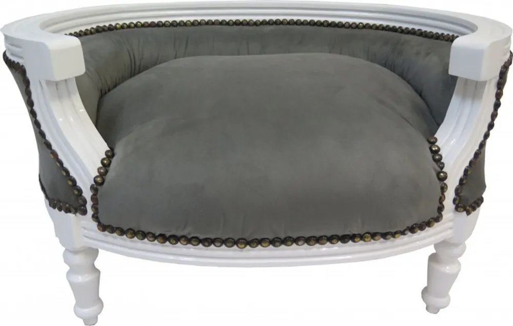 Knallerangebot Baroque Cats & Sofa Grey/White Dog Bed & Cat Bed
