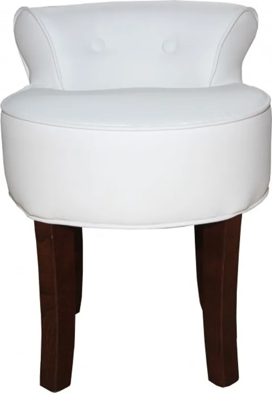 Casa Padrino Tabouret design Boston Blanc / Brown - chaise coiffeuse baroque Neue Ware