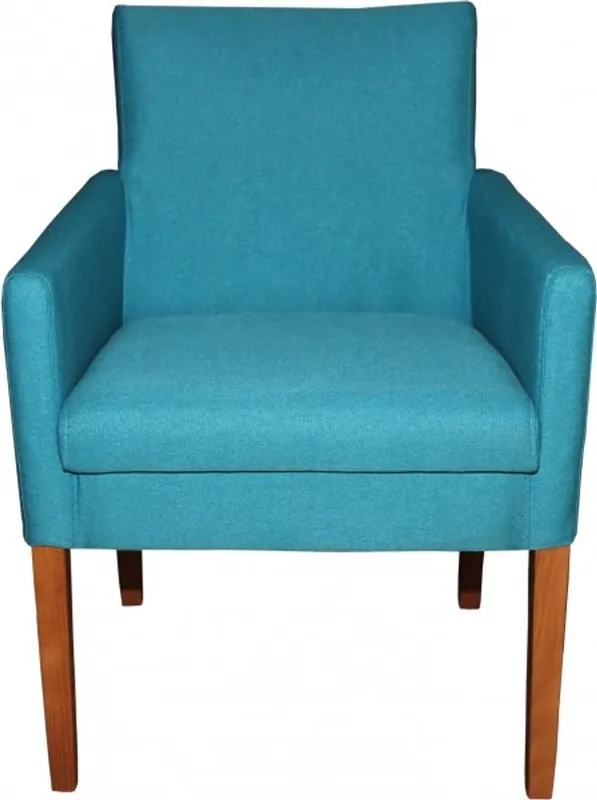 Casa Padrino chaise à manger de luxe turquoise / brun avec accoudoirs Preisreduziert