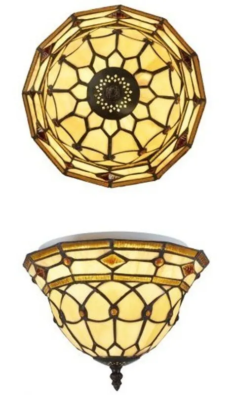 Sonderaktion Casa Padrino Tiffany ceiling lamp 25cm - ceiling lamp fixture