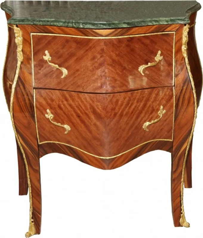 Casa Padrino Baroque Commode brown with a cream marble top 3 drawers Mod3 - Empire Chest Angebot