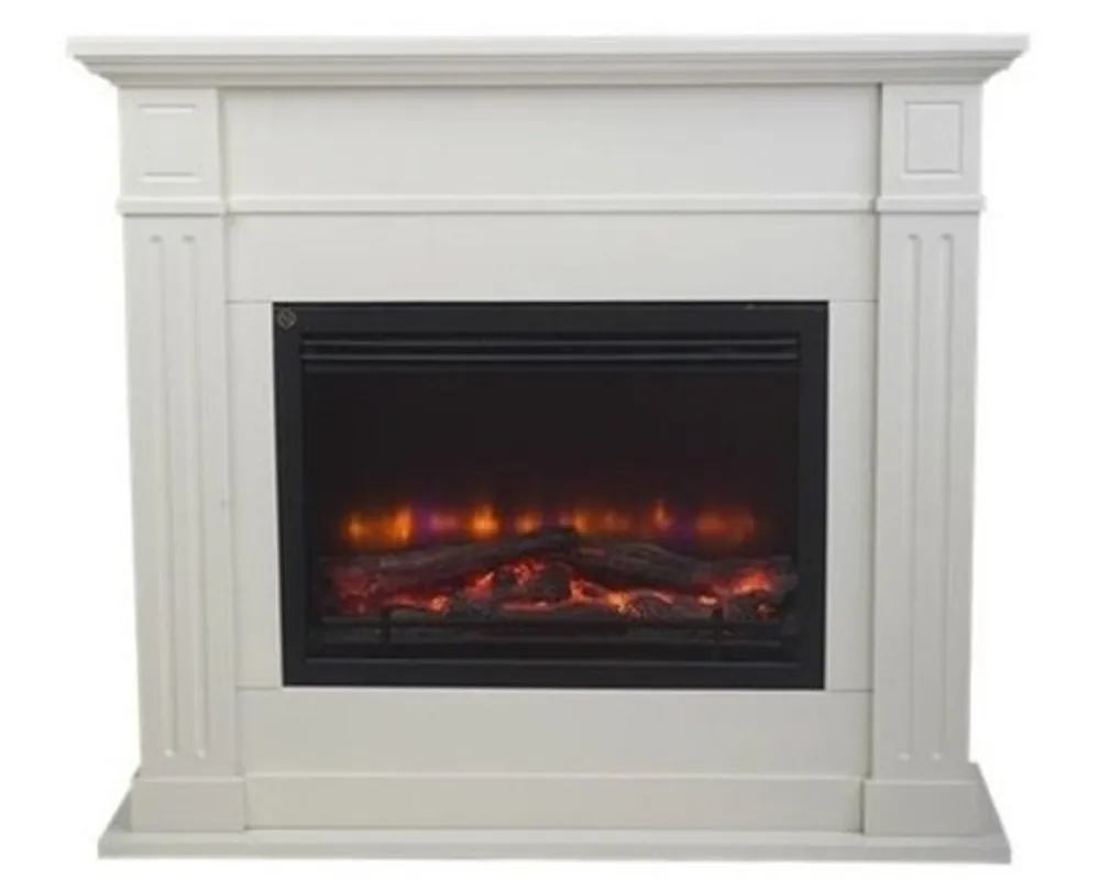 Sonderangebot Casa Padrino Nouveau electric fireplace W100 x H 89 x D 30 cm - Electric fireplace - Living antique style fireplace