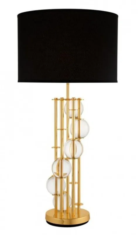 Letzte Chance Casa Padrino Luxury Table Lamp Gold 20 x 43 x H 85 cm - Luxury Table Light