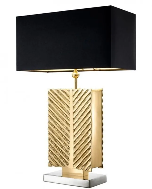 Sonderaktion fCasa Padrino Luxury Table Light Brass 21 x 40 x H 61.5 cm - Luxury Hotel Restaurant Table Lamp