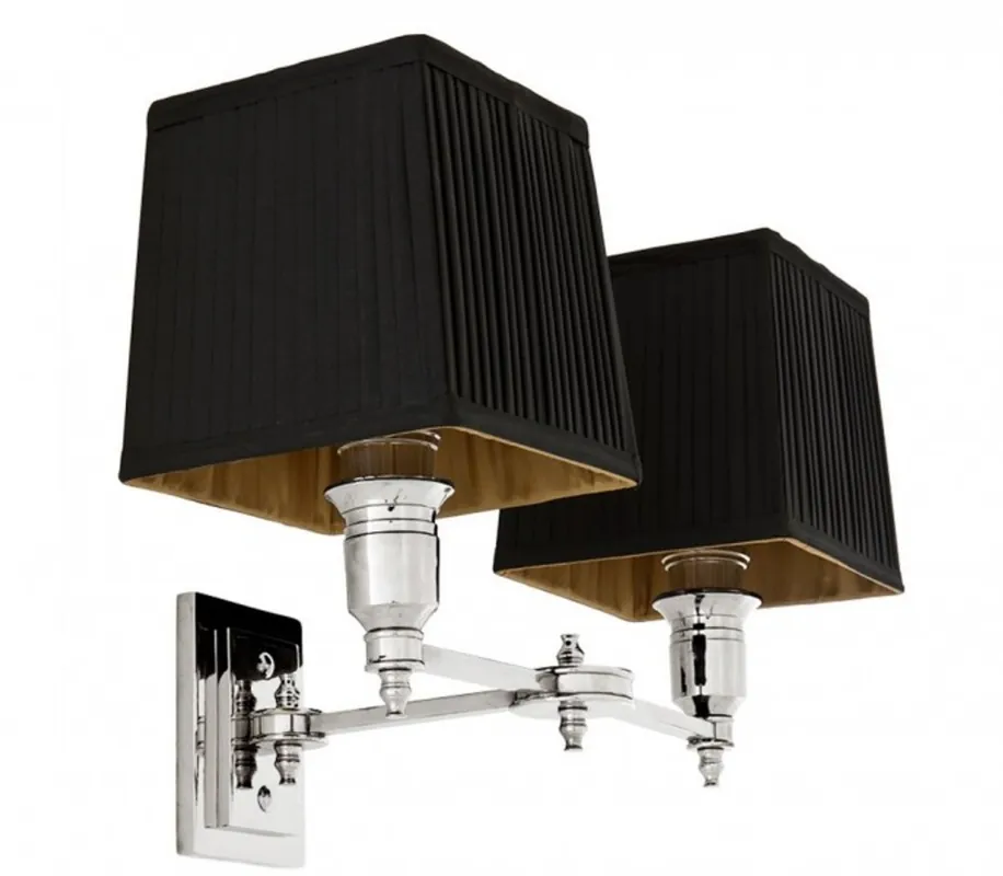 Casa Padrino lampe murale de luxe nickel - hôtel de luxe lampe de restaurant Kracherpreis