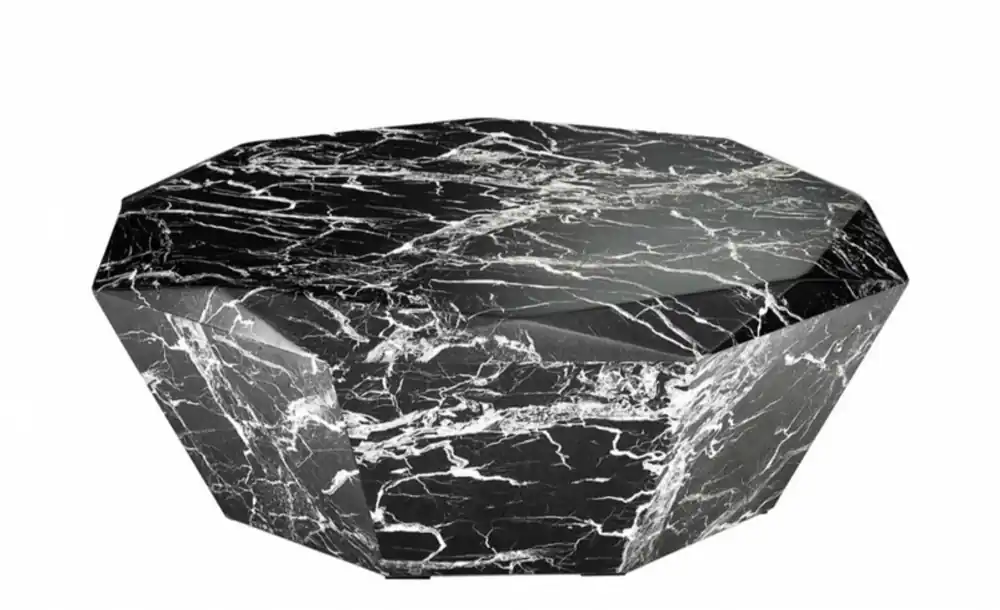 Ausverkauf Casa Padrino Art Deco luxury faux marble coffee table - living room coffee table - Luxury Collection