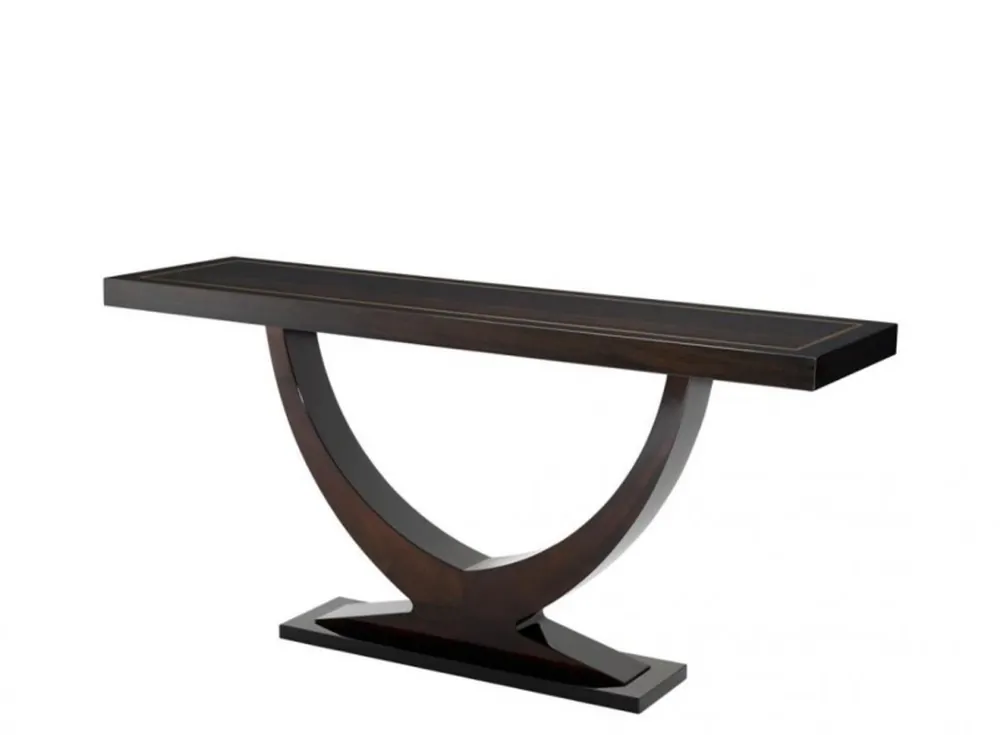 Casa Padrino luxury mahogany console table brown 160 x 45 x H. 76 cm - Luxury Hotel Furniture Jetzt Bestellen