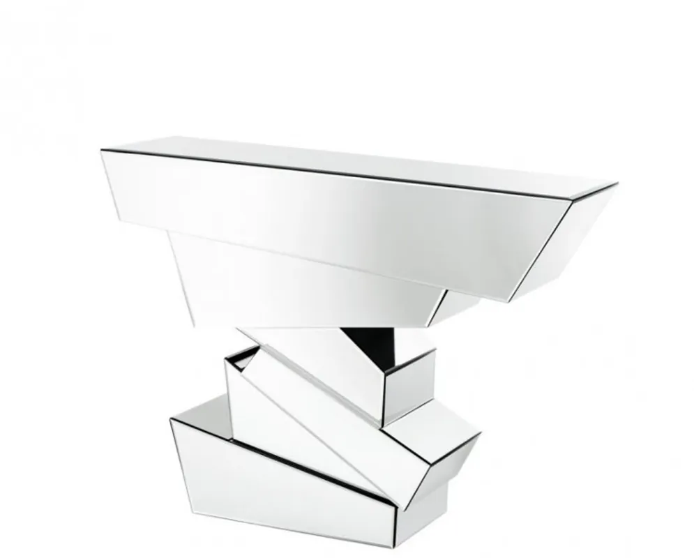 Casa Padrino luxury mirror glass console table 120 x 40 x H. 90 cm - Luxury Hotel Furniture Expressversand