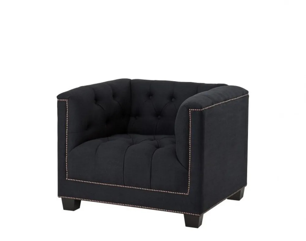 Casa Padrino luxury designer hotel armchair black - Luxury Hotel Furniture Nur Heute