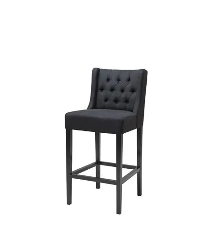 Casa Padrino luxe bar chaise noire - bar chaise tabouret tabouret de bar - Meubles club Neuheit