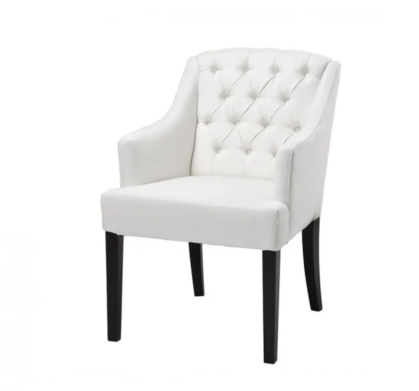 Top-Seller Casa Padrino luxe Fauteuil Ivoire - Salon Hôtel Meubles