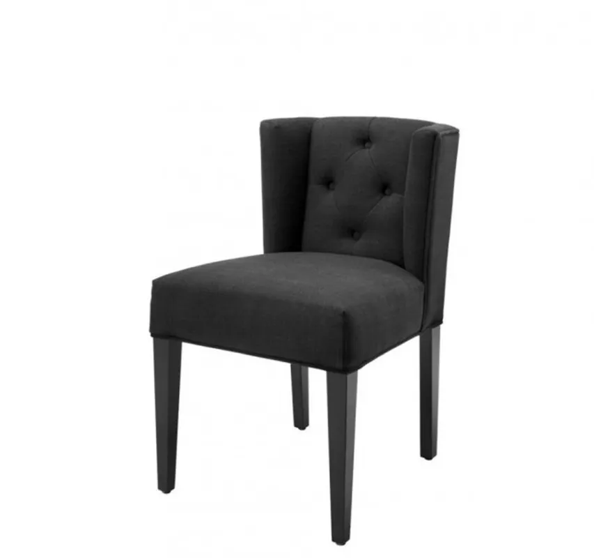 Aktuell Casa Padrino chaise à manger de luxe Black - Club Hôtel Meubles