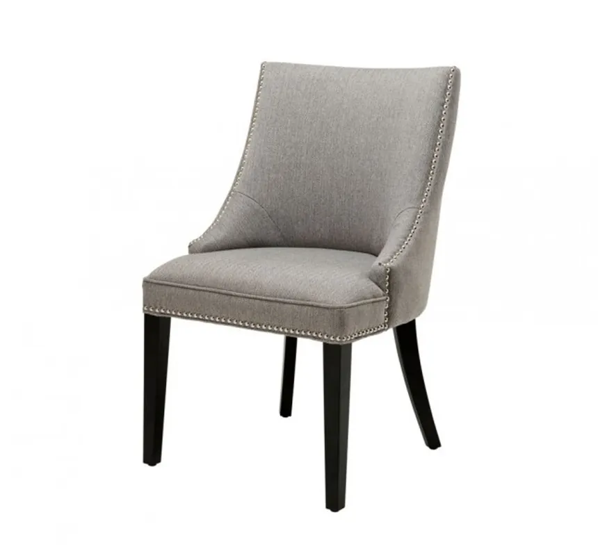 Sofort Bestellen Casa Padrino bouleau chaise à manger en bois de luxe Gray Brown - Luxe meubles d'hôtel