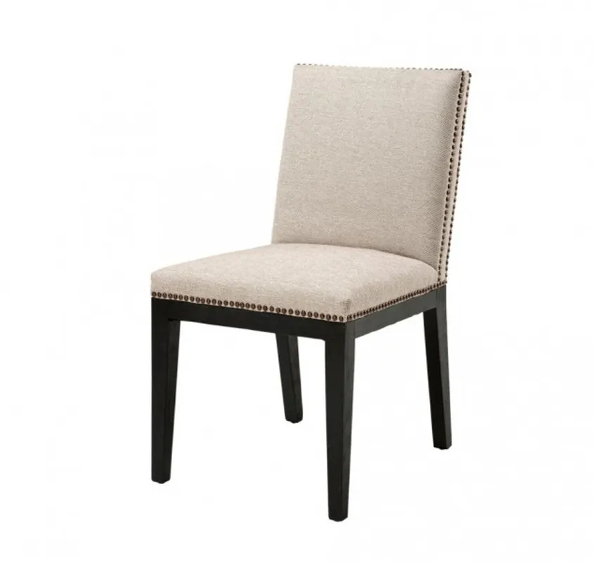 Preiswert Casa Padrino chaise à manger en chêne de luxe couleur sable - Hôtel Restaurant chaise