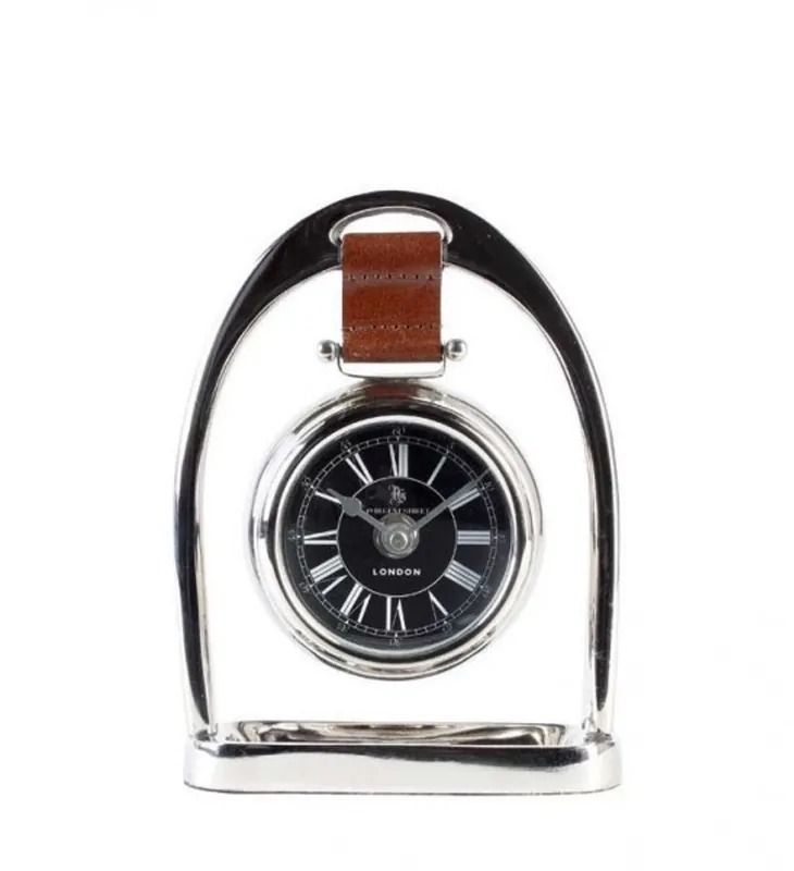 Casa Padrino designer luxury clock 49 Regent Street London 18 x 5 x H. 24.5 cm - Stainless & Sumptuously Markenprodukt