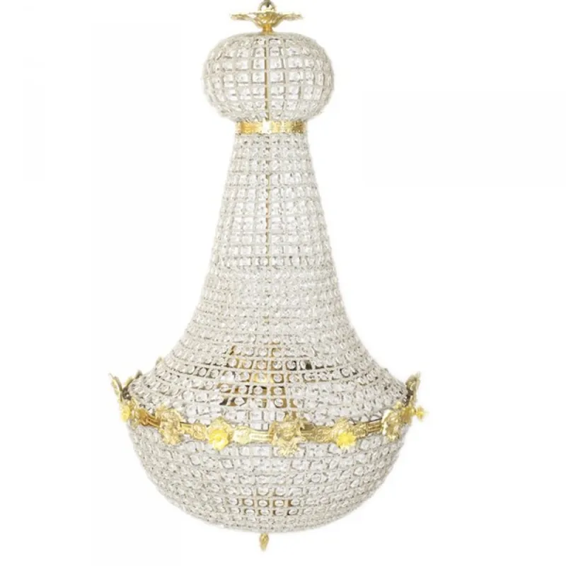 Letzte Chance Casa Padrino Luxury Baroque ceiling hanging light 60 x H 110 cm - glass / gold