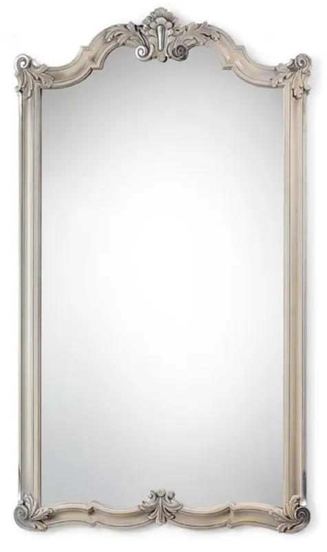 Casa Padrino luxury baroque mirror antique beige / silver - Magnificent baroque style solid wood wall mirror - Luxury furniture in baroque style - Baroque interior - Luxury quality - Made in Italy Heißes Angebot