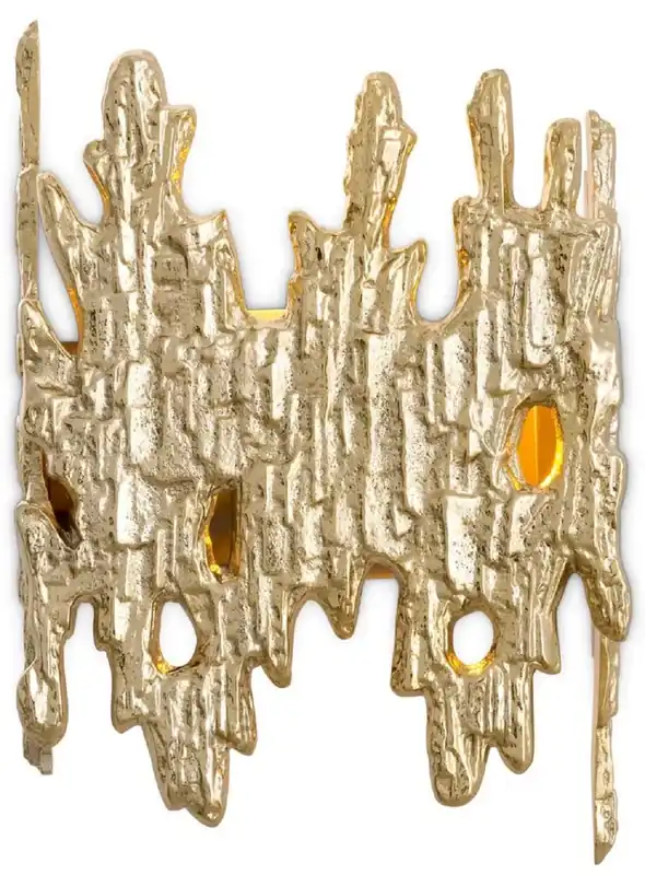 Must-Have Casa Padrino luxury designer wall lamp gold 21 x 10.5 x H. 28 cm - Living room wall light - Hotel wall light - Restaurant wall light - Luxury lights - Luxury interior