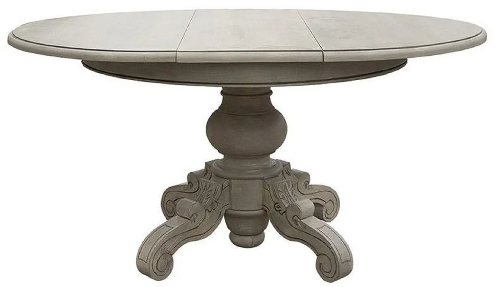 Knallerangebot Casa Padrino luxury country style extendable dining table gray Ø 120-160 cm