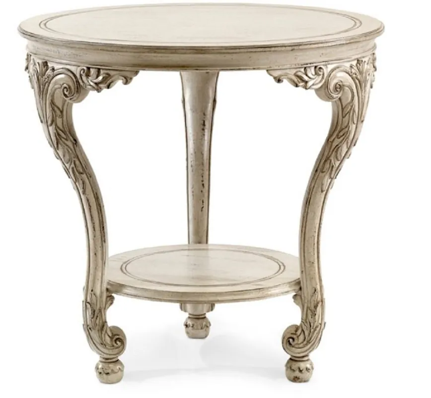 Casa Padrino luxury baroque 3-legged side table antique gray Abverkauf