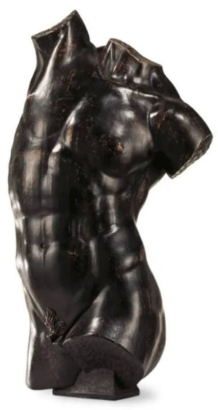 Casa Padrino luxury decorative torso antique black H. 63 cm - Made in Italy Expressversand