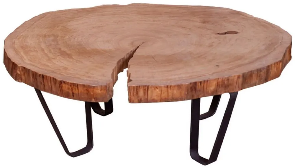 Casa Padrino luxury coffee table brown / black 110 x 95 x H. 50 cm Nur Für Kurze Zeit