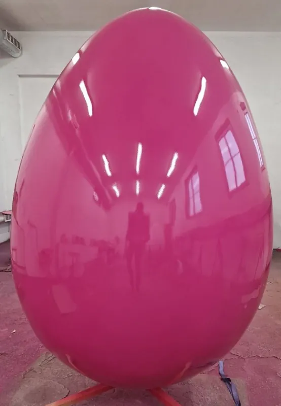 Nur Für Kurze Zeit Casa Padrino Luxury XXL Decorative Easter Egg with Stand Pink 160 cm