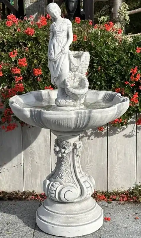 Günstig Casa Padrino Baroque Fountain Gray Ø 73 x H. 137 cm