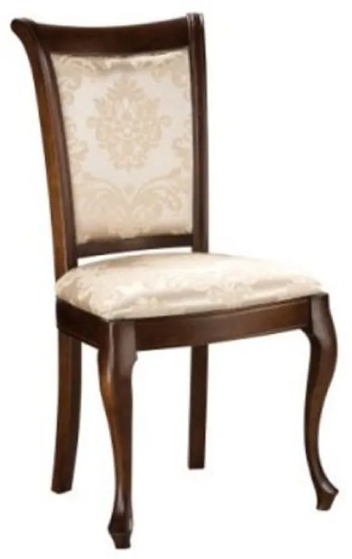 Nur Für Kurze Zeit Casa Padrino Luxury Baroque Dining Chair Gold Pattern / Dark Brown