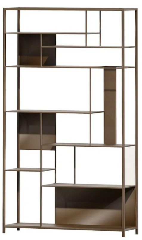 Casa Padrino luxury metal shelf cabinet brown 118 cm Sonderaktion